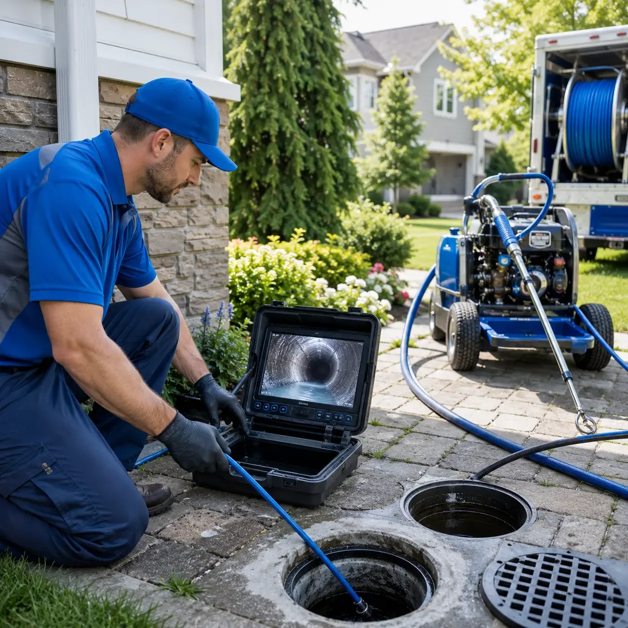 Outdoor drain cleaning professionals serving Yarmouth, IA